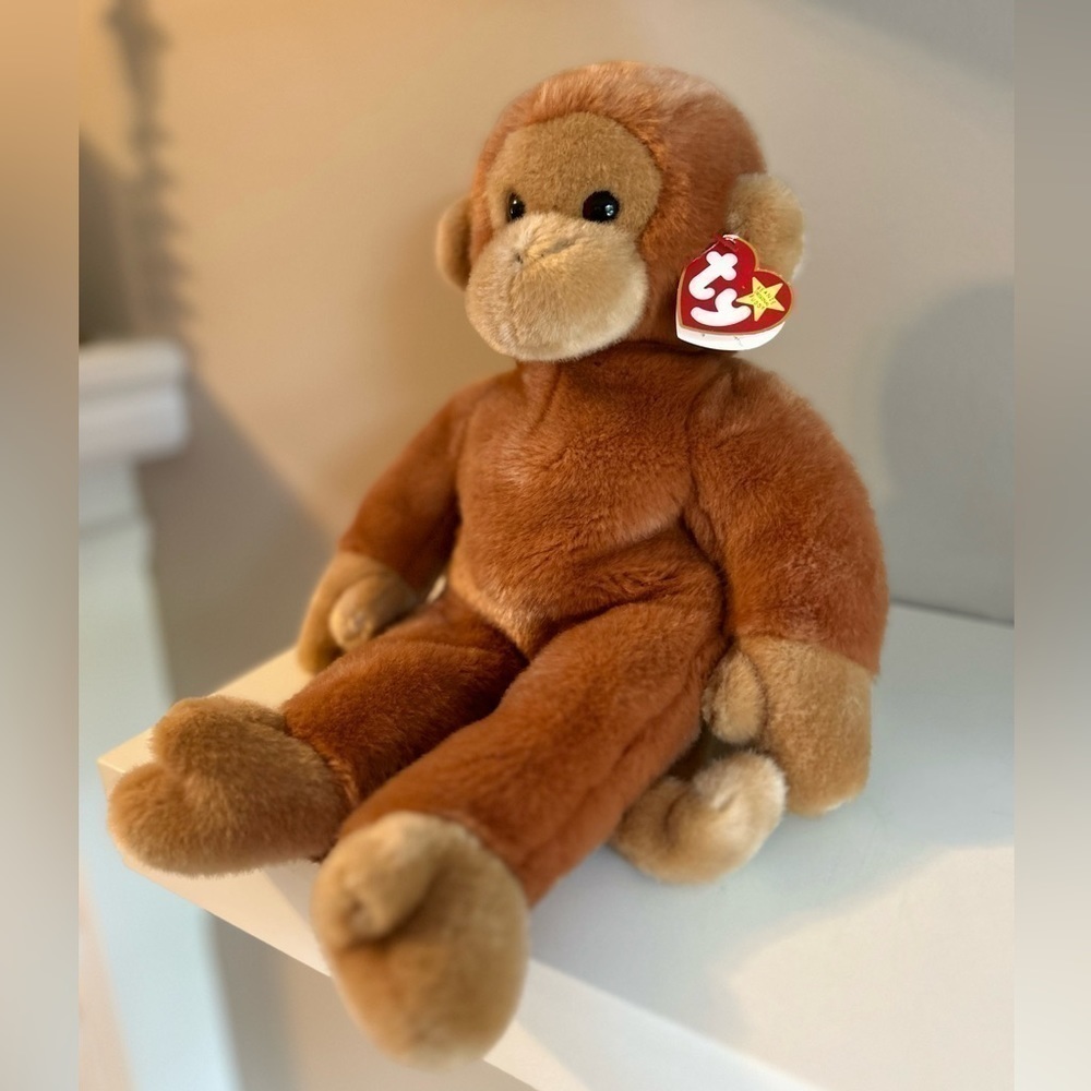 TY Beanie Buddies Bongo the Monkey​​​​​​